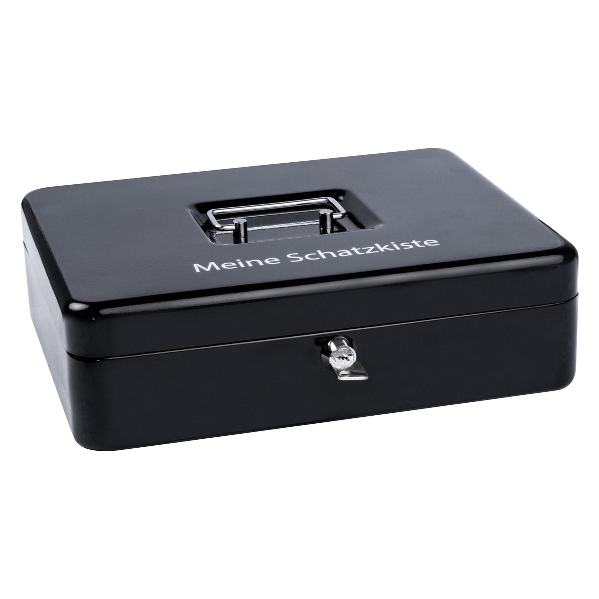 SAX Geldkassette XL mit Zahlenschloss 30 x 24 x 9 cm schwarz - Geldkassetten  - Alles für den Schreibtisch - Büroausstattung